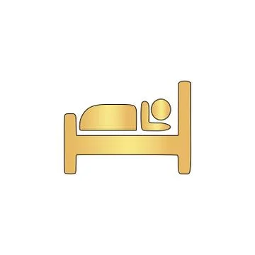 Hotel computer symbol Stock Illustration
