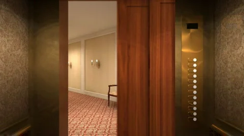 Hotel Corridor 1 Stock Footage 544578