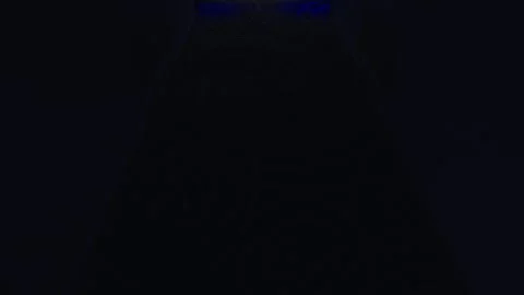 Hotel Corridor with Lights Stock Footage 306678161