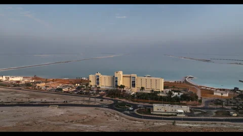 Hotel on the Dead Sea Stock Footage 270179473
