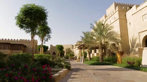 Hotel in the desert Stock Footage 70142203
