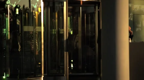 Hotel doors close up Video stock 925913
