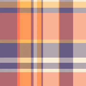 Hotel fabric textile plaid, lined seamless pattern vector. Crease texture b.. Illustrazione stock