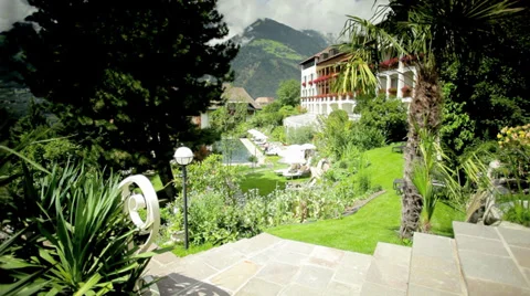 Hotel Gardens Stock Footage 36051916