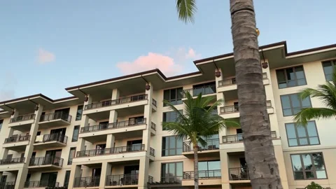 Hotel in Hawaii Stock Footage 160872432