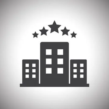 Hotel icon Stock Illustration