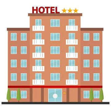 Hotel icon Stock Illustration