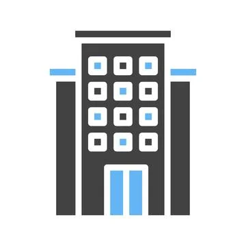 Hotel Icon Image. Illustrazione stock