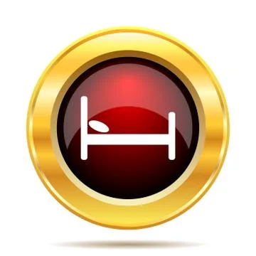 Hotel icon. Internet button on white background.. Stock Illustration