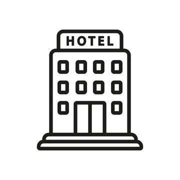 Hotel icon vector design templates simple and modern Stock Illustration