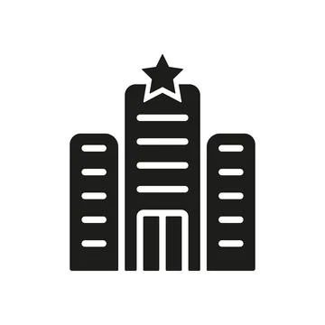 Hotel icon vector design templates simple and modern Stock Illustration