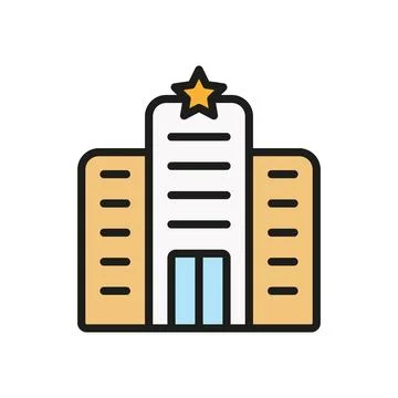 Hotel icon vector design templates simple and modern Stock Illustration