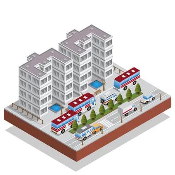 Hotel. Stock Illustration