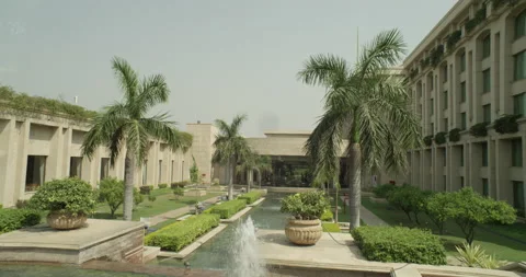 The hotel in India Stock Footage 154571789