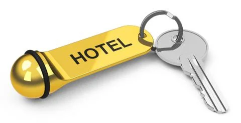 The hotel key Stock Illustration