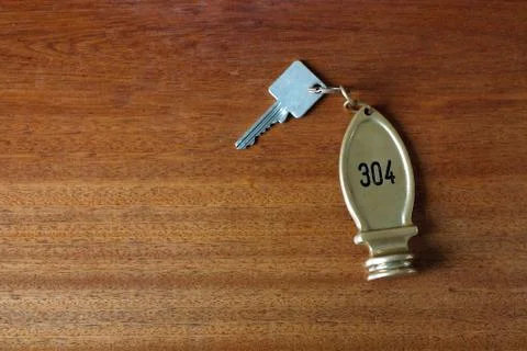 Hotel key Stock Photos
