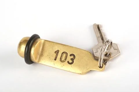 Hotel key Stock Photos