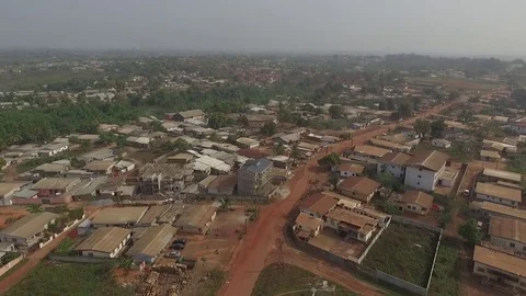 To the Hotel lake of Bertoua Stock Footage 80974516
