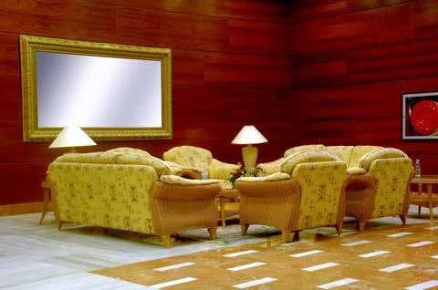 Hotel lobby Stock Photos