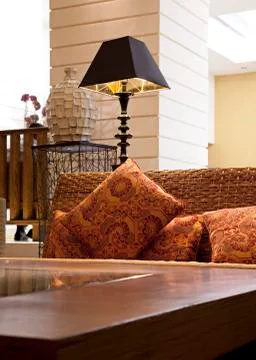Hotel lounge 库存照片