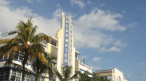 Hotel in Miami Beach Stock Footage 39460409