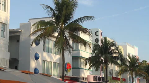 Hotel in Miami Beach Stock Footage 39460634