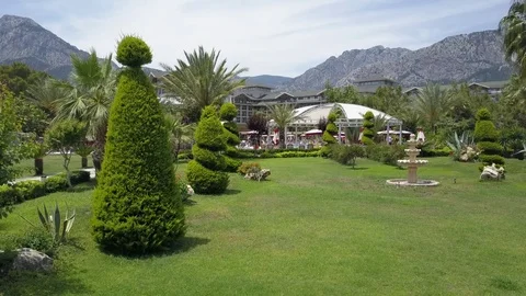 Hotel in mountains Stock Footage 81105976