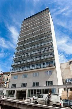 Hotel Neboder Rieca Grotia Stock Photos