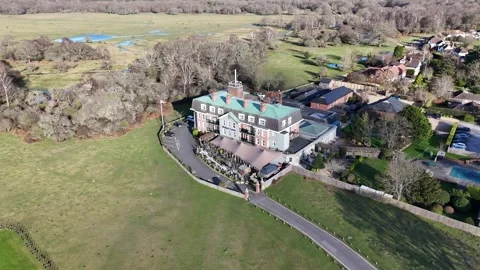Hotel in the New Forest Stock Footage 266171343