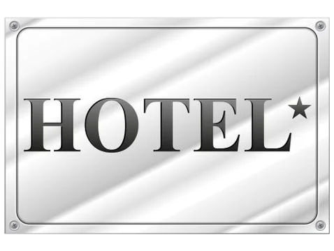 Hotel one star Stock Illustration