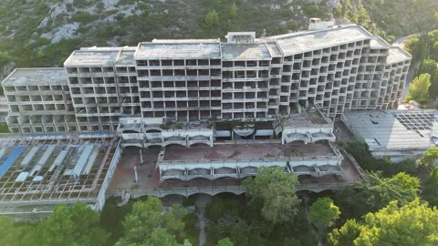 The Hotel Pelegrin, Croatia Stock Footage 320197853