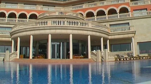 Hotel pool Stock Footage 956980