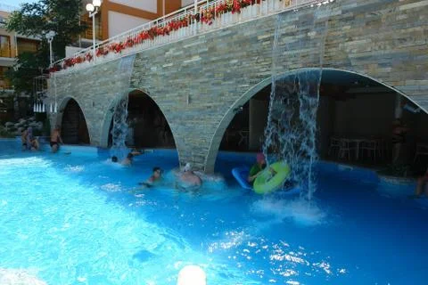 Hotel pool Foto stock