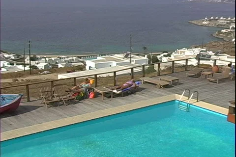 Hotel Pool-zoom Видео 818050