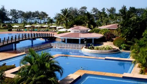 Hotel pools Stock Photos