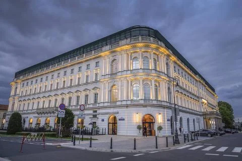  Hotel Raffles Europejski, Krakowskie Przedmiescie, Altstadt, Warschau, Wo... Stock Photos