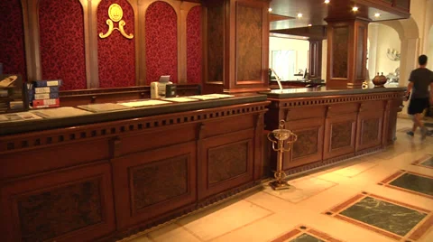 Hotel reception. Stock Footage 30309192