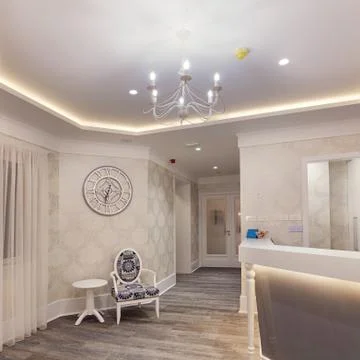 Hotel Reception Interior Stock Photos