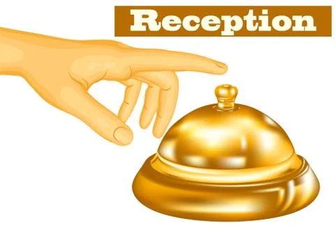 Hotel receptionist Stock Illustration