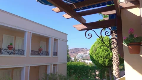 Hotel Resort Landscape Stock Footage 159278335