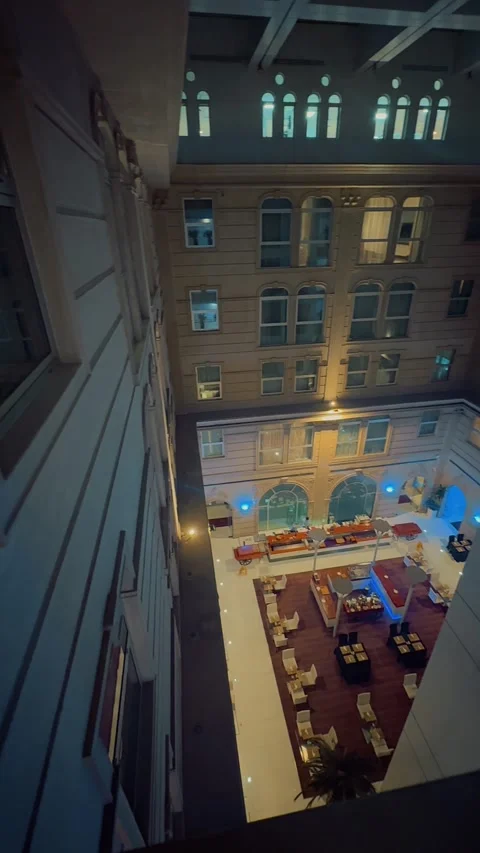 Hotel restaurant 1 Stock Footage 328845357