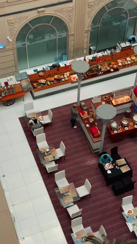 Hotel restaurant 10 Video stock 328845468