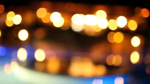 Hotel restaurant at night Video stock 8963243