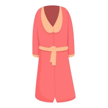 Hotel robe icon cartoon vector. Fabric cloth Stock Illustration