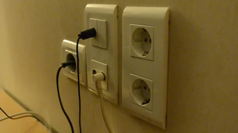 Hotel room, electicity Stock Footage 32847436