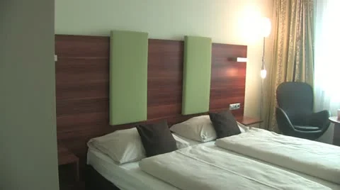Hotel room Stock Footage 12405336