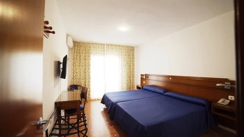 Hotel room Stock Footage 89684479