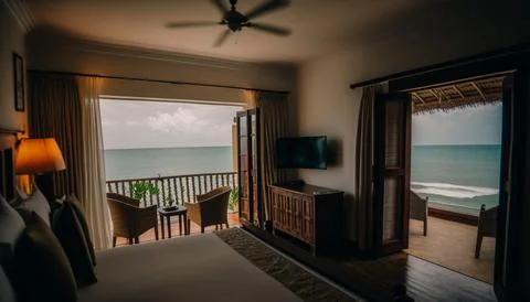 Hotel room Stock Illustration