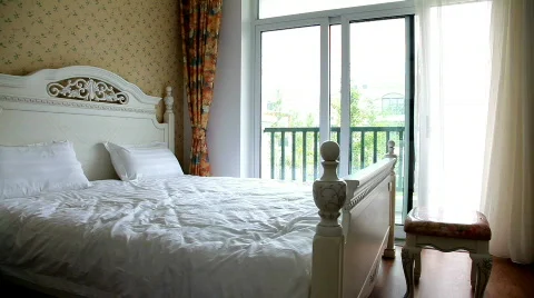 Hotel room interior Video stock 485458