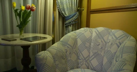 Hotel room interior Stock Footage 89412617